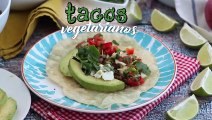 Tacos vegetarianos de lentejas (con masa casera)