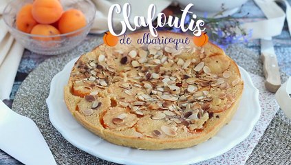 Clafoutis de albaricoques y almendras tostadas