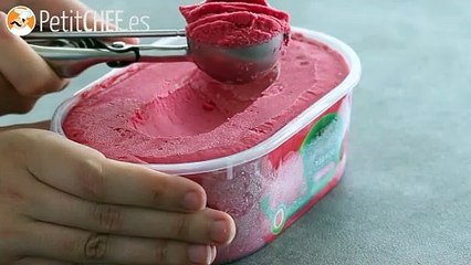 Batido vegano de frambuesa y menta