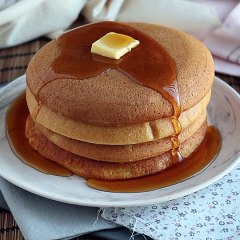 Tortitas japonesas. pancakes esponjosas