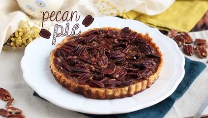 Tartaleta de nueces pecan. pecan pie