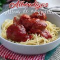 Albóndigas de ternera rellenas de mozzarella