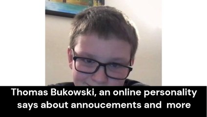 News Dailymotion Thomas Bukowski annoucement