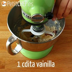 Bizcocho cookie con pepitas de chocolate