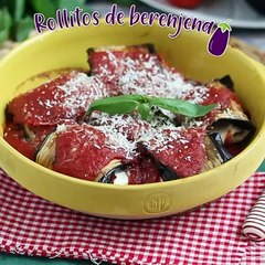 Rollitos de berenjena a la parmesana: involtini di melanzane