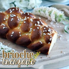 Brioche trenzado de 8 hebras