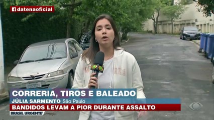 Ladrão de moto é baleado durante assalto