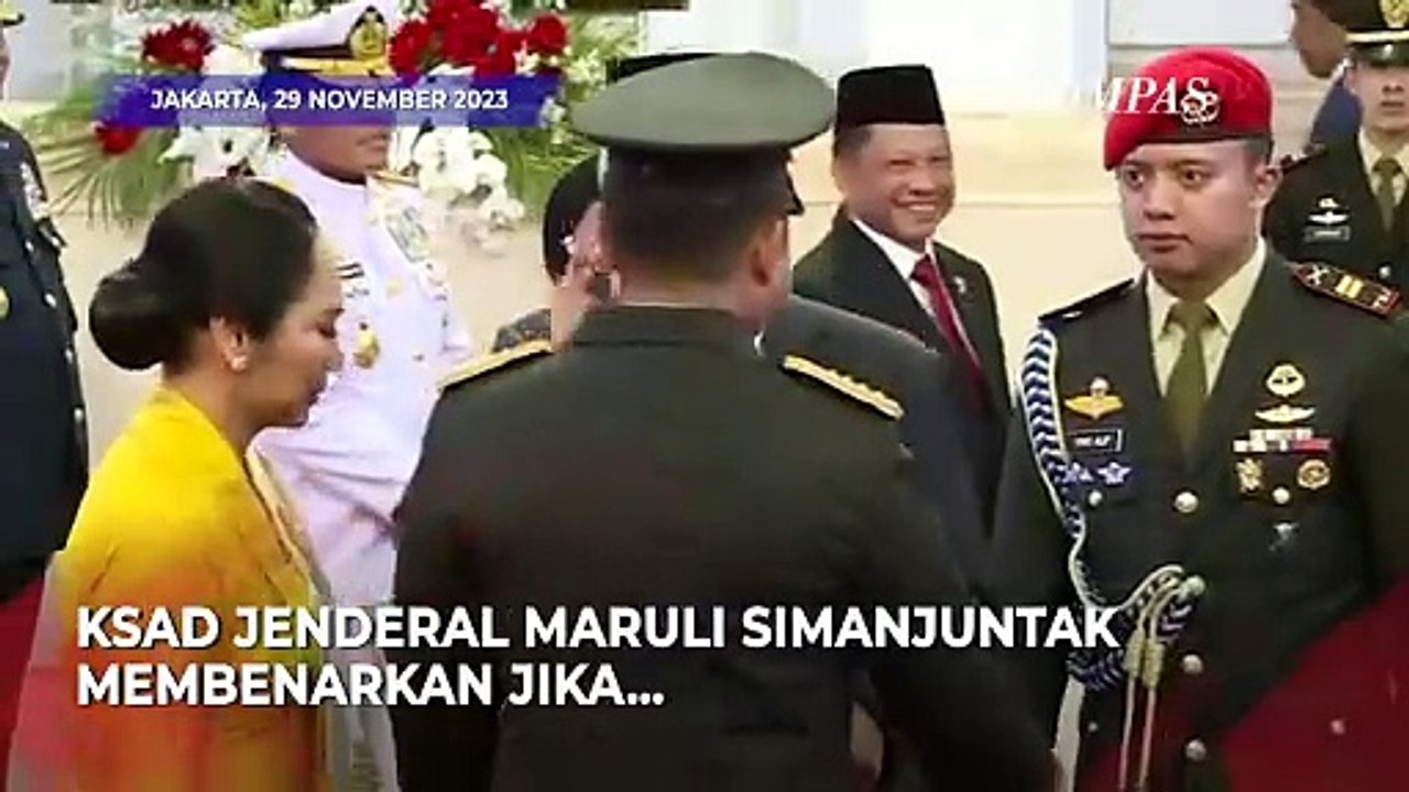 Luhut Menangis Saat Pelantikan, KSAD Maruli Ungkap Penyebabnya
