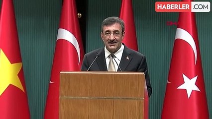 ANKARA-Cumhurbaşkanı Yardımcısı Yılmaz, Vietnam Başbakanı Pham Minh Chinh ile ortak basın toplantısında konuştu