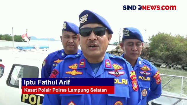 Satpolair Polres Lampung Selatan Gelar Patroli Perairan Usai Erupsi Anak Gunung Krakatau