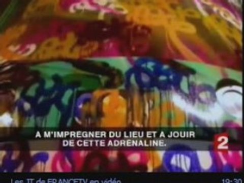 FR2 JT 22032008 tags métro