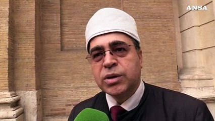 Imam Moschea di Roma: "Ribadire modello convivenza pacifica, la storia la fa la pace"
