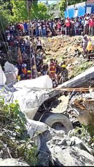 Accidente en Quita Sueño | Utilizan maquinaría pesada para sacar víctimas