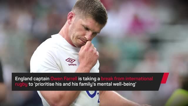 Breaking News - Farrell takes break from Test rugby