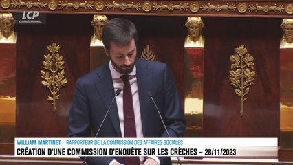 Commission d'enquête sur les crèches : la maltraitance "trouve son origine dans le modèle économique", estime William Martinet