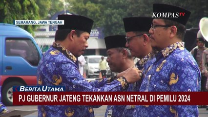 Pj Gubernur Jateng Tegaskan ASN yang Tak Netral di Pemilu 2024 akan Dikenakan Sanksi