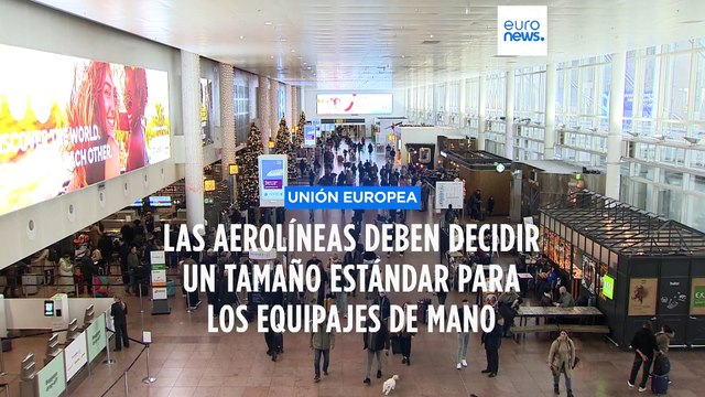 Bruselas deja a las aerolíneas acordar las medidas del equipaje de mano