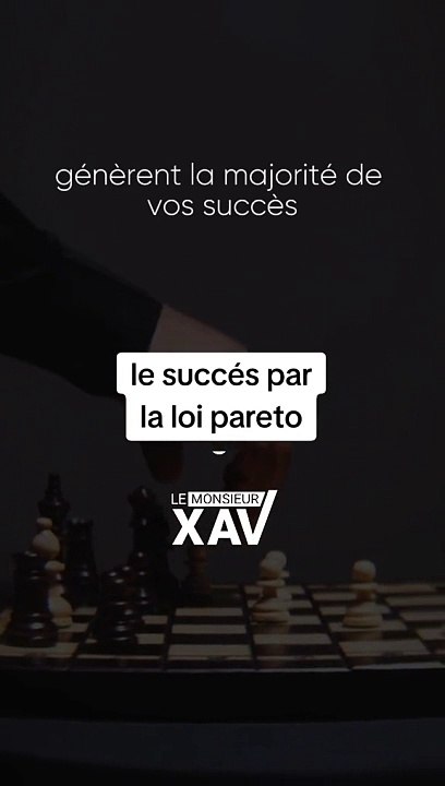 ⭕POURQUOI la LOI de PARETO te POUSSE à la REUSSITE ?⭕