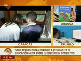 Caracas | Estudiantes participan en acto simbólico de votación sobre el Referendo Consultivo