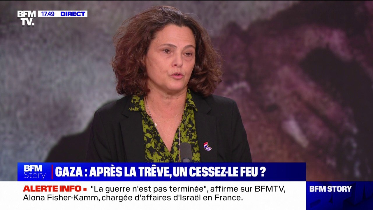 Alona Fisher-Kamm, chargée d'affaires d'Israël en France: "Nous sommes assez déçus de la Croix-Rouge"