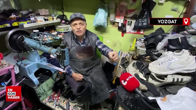 Yozgatlı ayakkabı tamir ustası, çırak bulamamaktan yakındı