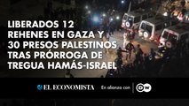 Liberados 12 rehenes en Gaza y 30 presos palestinos tras prórroga de tregua Hamás-Israel