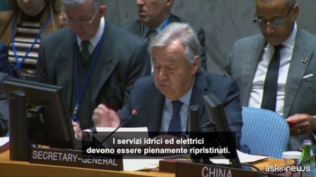 Guterres all'ONU: a Gaza il sistema alimentare ? crollato, la fame dilaga