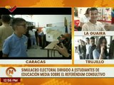 Estudiantes del Complejo Cacique Caricuao nos dicen el paso a paso del simulacro por el Esequibo