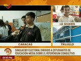 Juventud de Caracas expresan su emoción de participar en simulacro para defender el Esequibo