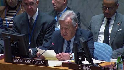 Chefe da ONU denuncia 'catástrofe humanitária colossal' em Gaza