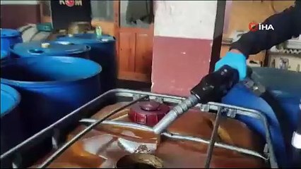 Polisten kaçak akaryakıt tesisine şok baskın!