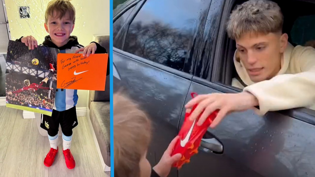 Manchester United : après son ciseau d’anthologie, l’émouvante attention de Garnacho à son plus fervent fan, en larmes