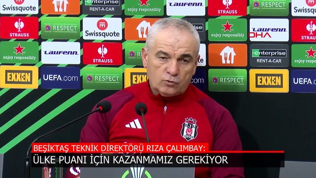 Rıza Çalımbay, Club Brugge öncesi konuştu: Ülke puanı için kazanmamız gerekiyor