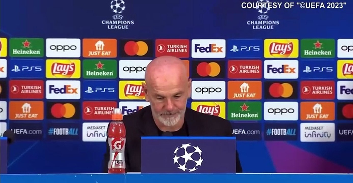Videoconferenza Pioli post Milan Borussia Dortmund 1-3 Champions League