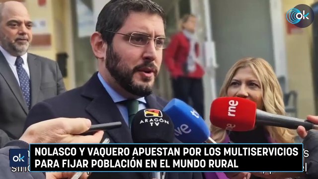 Nolasco y Vaquero apuestan por los multiservicios para fijar población en el mundo rural
