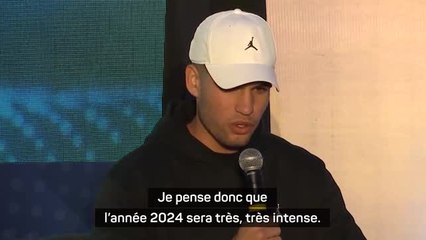 ATP - Alcaraz prêt à concurrencer Djokovic dans une année 2024 "très, très intense"