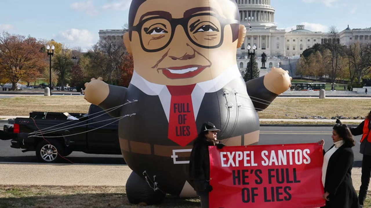 US congressman George Santos accused of stealing donor IDs and charging credit cards