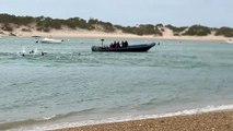 Mueren cuatro inmigrantes tras ser obligados a tirarse al mar desde una lancha en Cádiz