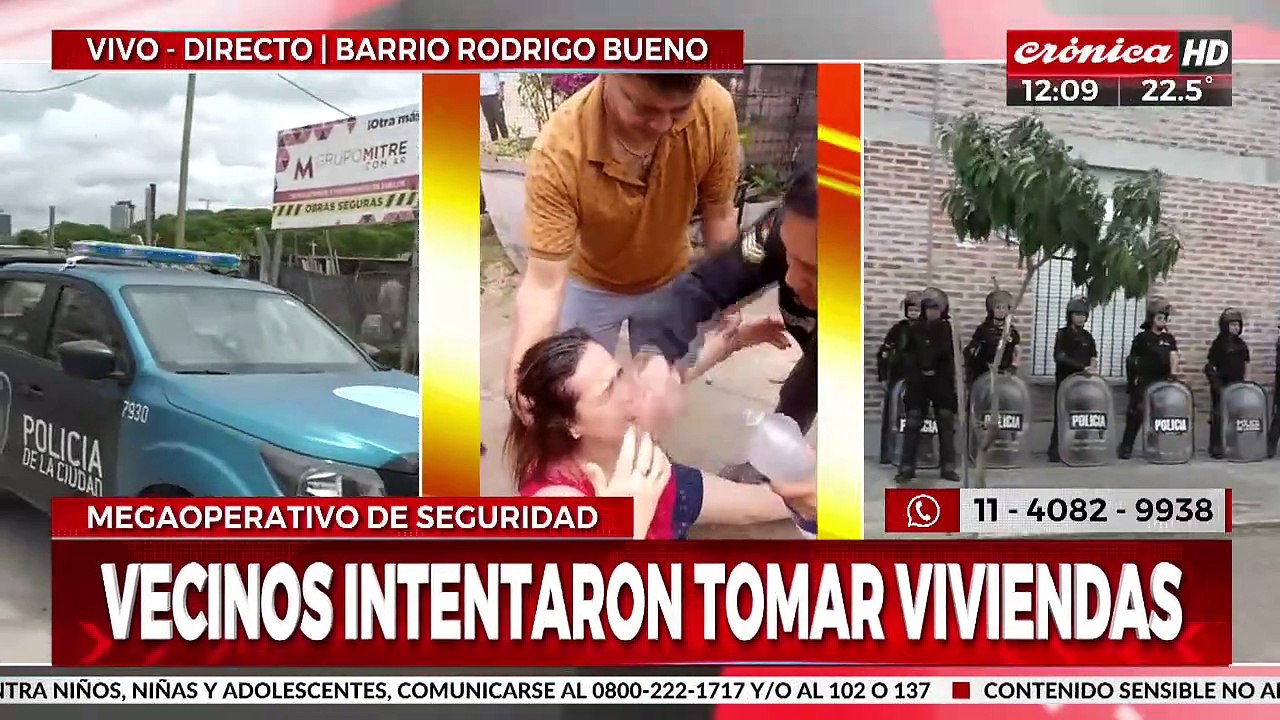 Megaoperativo De Seguridad En El Barrio Rodrigo Bueno V Deo Dailymotion