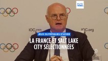 JO d'hiver : le CIO sélectionne la France pour 2030, Salt Lake City aux Etats-Unis pour 2034