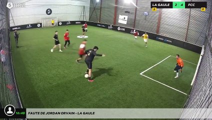 Faute de Jordan ORVAIN - LA GAULE