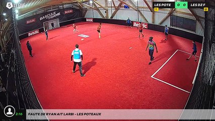 Faute de Ryan Ait larbi - Les poteaux