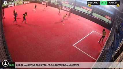 But de Valentine Cornetti - FC CLAQUETTES CHAUSSETTES