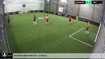 Faute de Jordan ORVAIN - LA GAULE