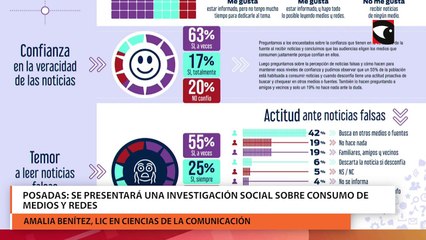 Posadas se presentará una investigación social sobre consumo de medios y redes