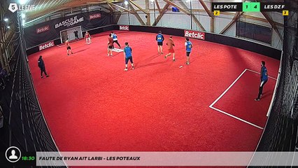 Faute de Ryan Ait larbi - Les poteaux