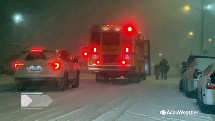 Buffalo hit with first lake-effect snow of the season