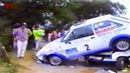 Miguel Ángel Cañedo's Fatal Crash @ Bien Aparecida 1989 (Aftermath)