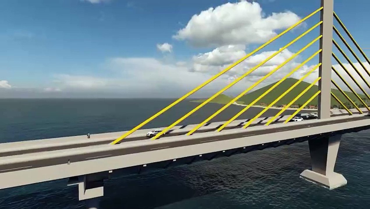 Maquete da Ponte de Guaratuba