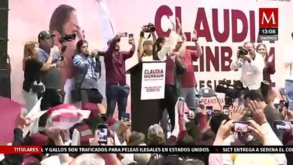 Claudia Sheinbaum inicia gira en Querétaro; acusa de guerra sucia